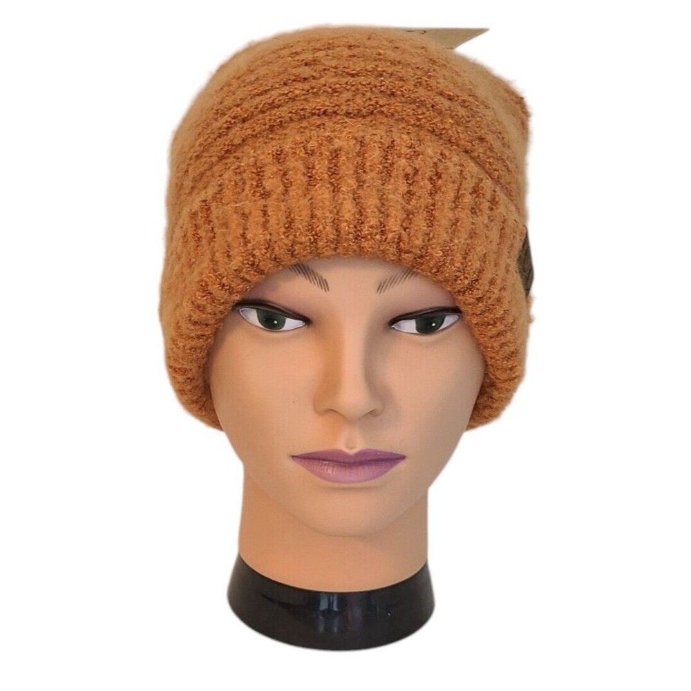 C.C Eclusives Rust Classic Beanie Hat Warm Winter Gorpcore Soft NWT